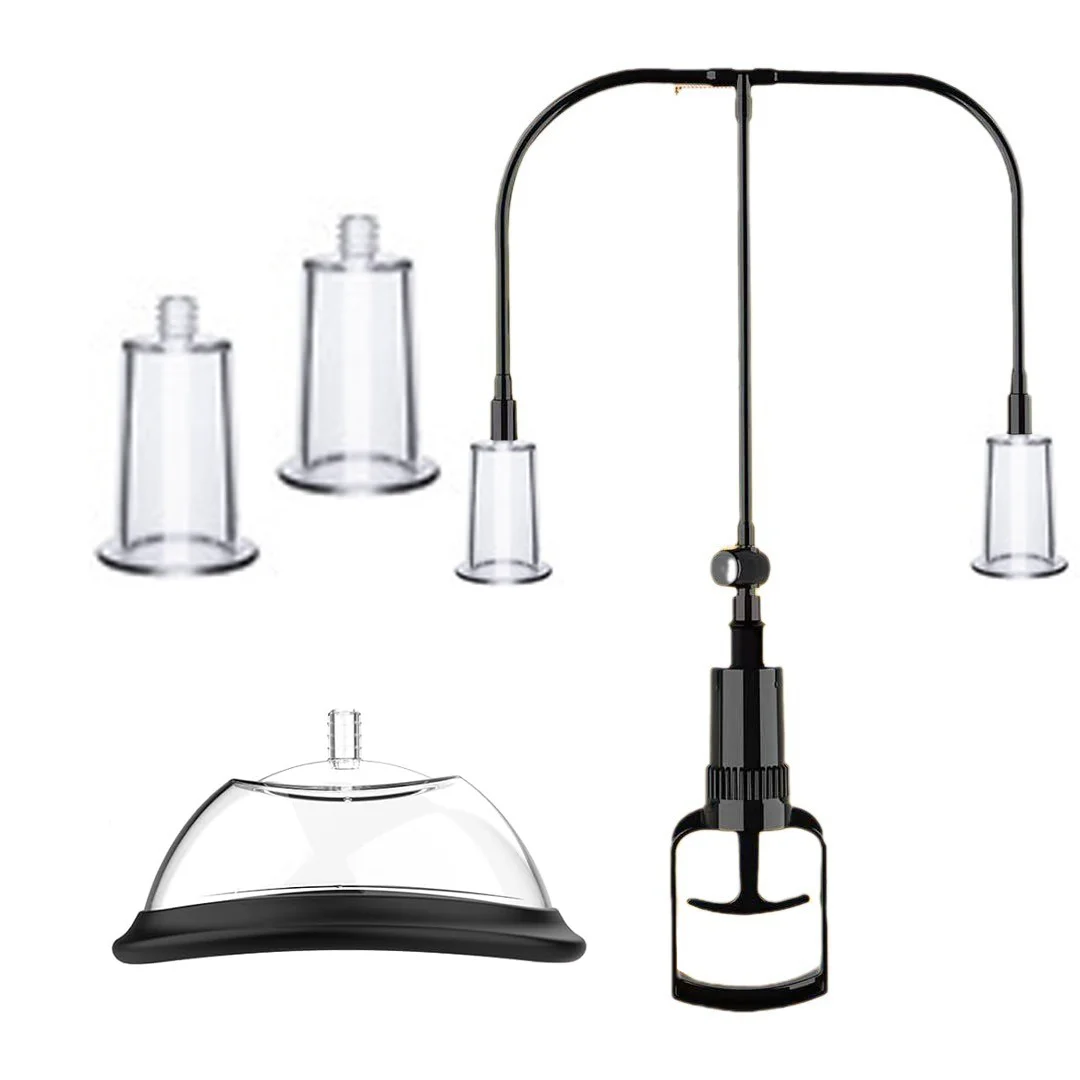 Manual Pussy Pump Vagina Clitoris Sucker Adult Sex Toy Manual Women Breast Massage Nipple Stimulator Enlarge Vacuum Pump Cover