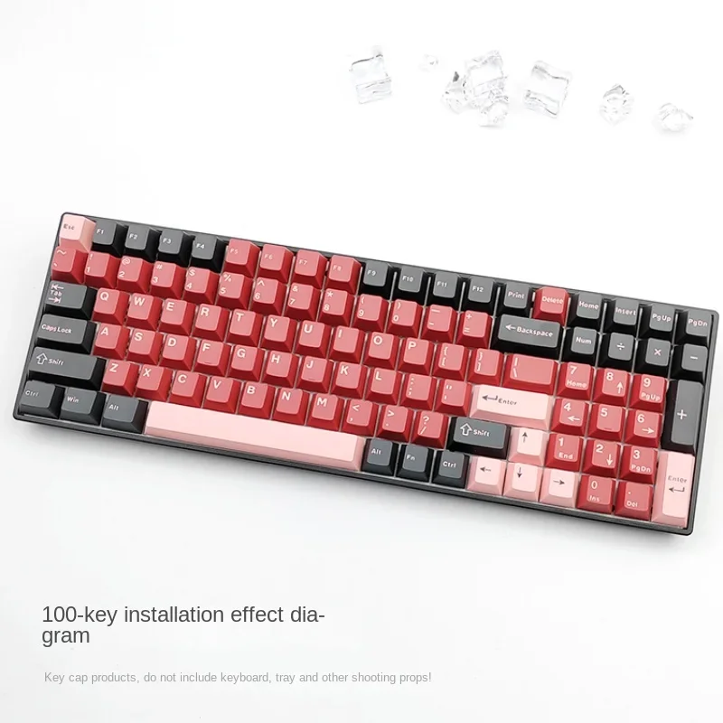 GMK67 GMK87 126 klawiszy PBT Cherry Keycaps GMK Keycap Double Shot mechaniczna klawiatura do gier bezprzewodowa dla przełącznika MX Keycap