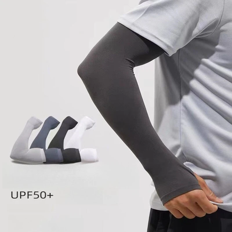 

Summer Sun Protection Sleeve Cover for Men - Thickened, Oversized, Loose-fitting, Long Sleeves, Arm Guard, for Outdoor Cycling
