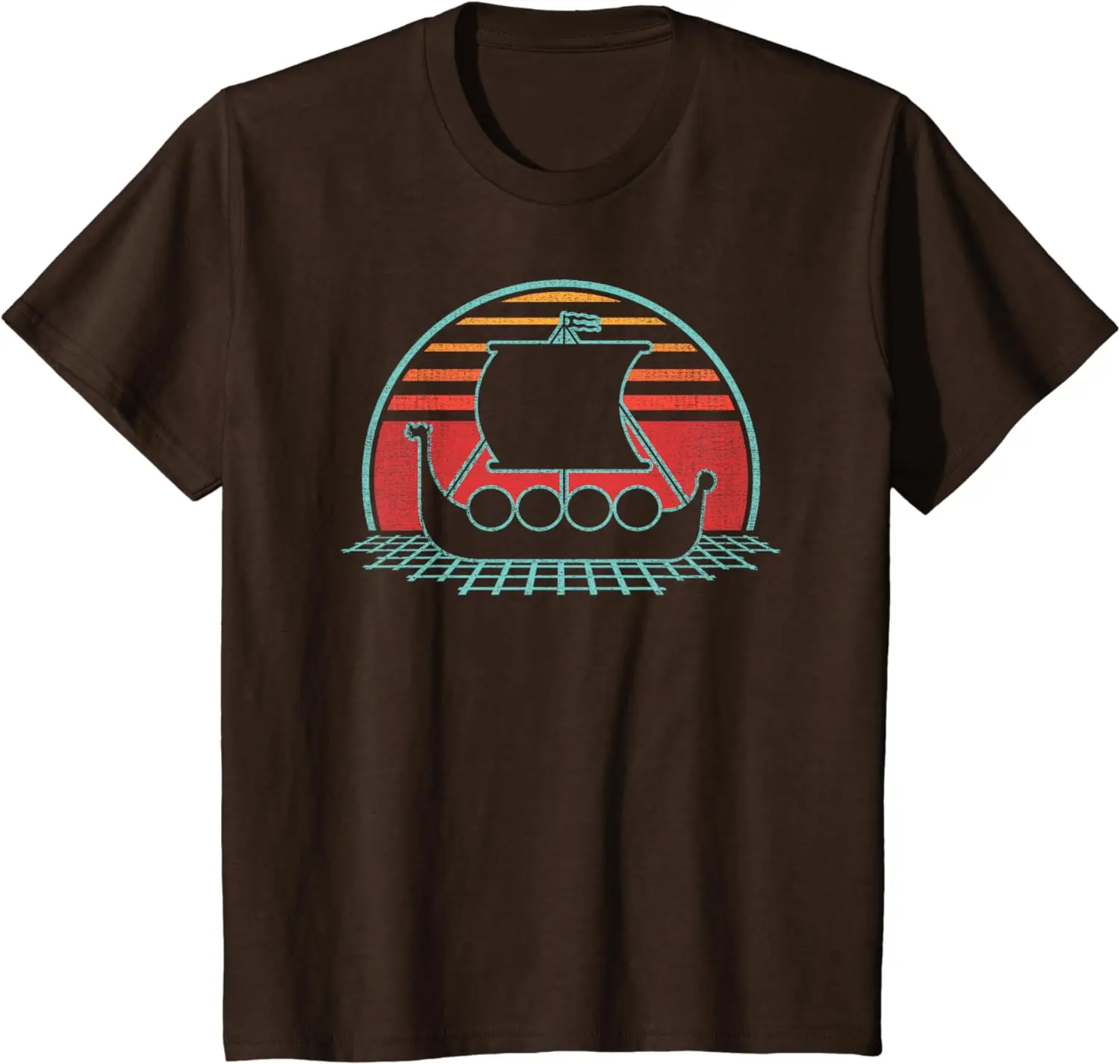 Ship Retro Vintage 80s Style Gift T-Shirt
