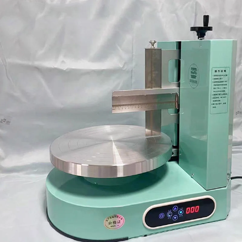 Máquina de espalhamento de creme de bolo de aniversário semiautomática 1110V 220V bolos reboco fabricante de enchimento de revestimento de creme