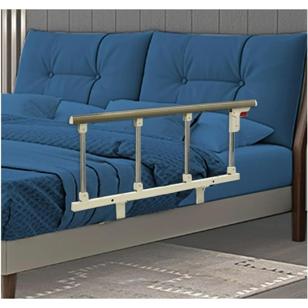 Bed Rails for Elderly Adults Safety Seniors Bed Cane Assist Bar Railings Handle Bedside Rail Adjustable Guard Fall