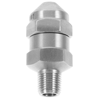 High Pressure Car Wash Nozzle 1 8 Spray Tip Stainless Steel Mister Nozzle for Cleaning Water Saving Durable Metal Sprayer