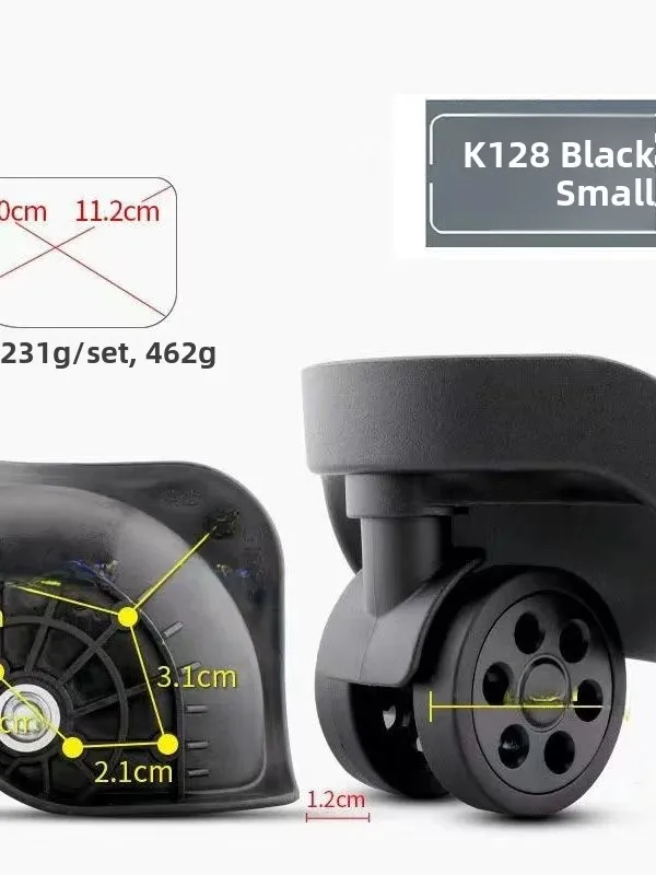 Luggage Wheel Accessories for Carry-On Suitcase Universal Wheels Small DL 168S G185 128 Travel Bag Parts And Accessories