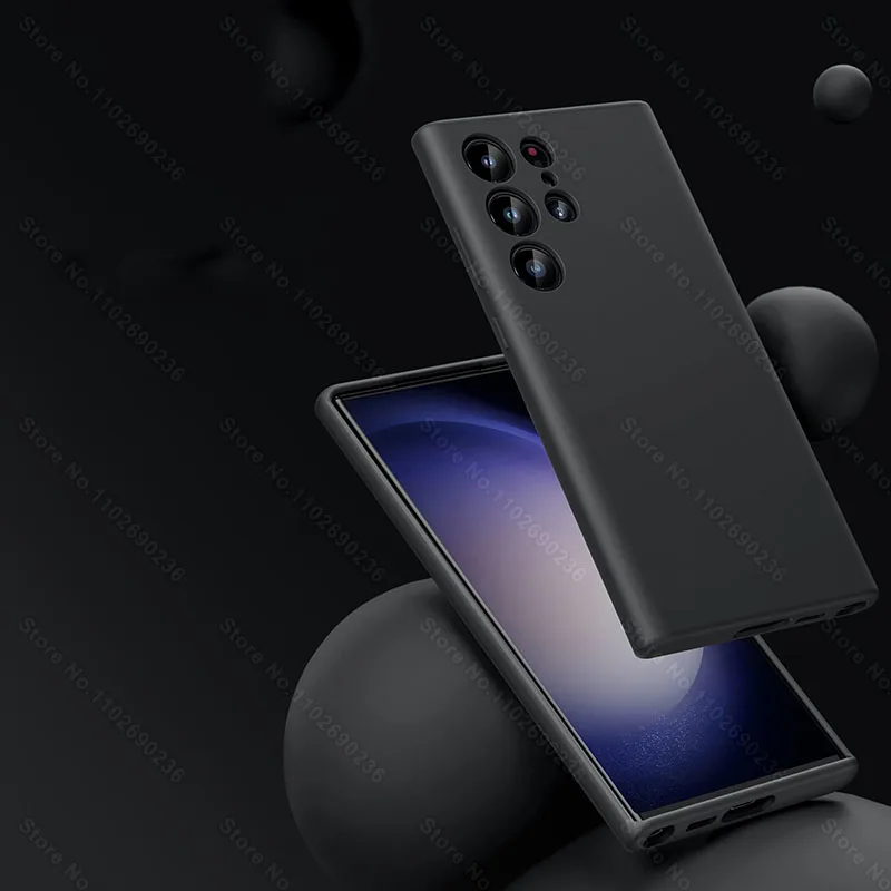 جراب هاتف لسامسونج جالاكسي A35 A34 A14 A15 A25 A53 A54 A55 5G جراب سيليكون سائل S23 S22 S21 S24 S25 غطاء مقاوم للصدمات للغاية