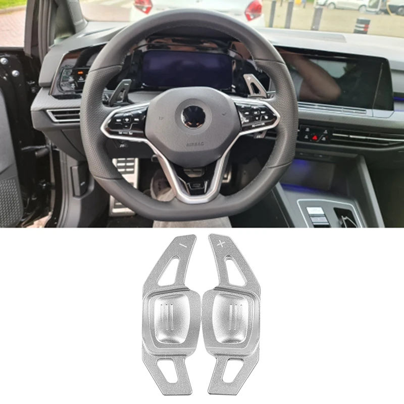 Car Steering Wheel Paddle Shift Paddle Shifter Extender Car Accessories for Golf 8 MK8 2020 2021