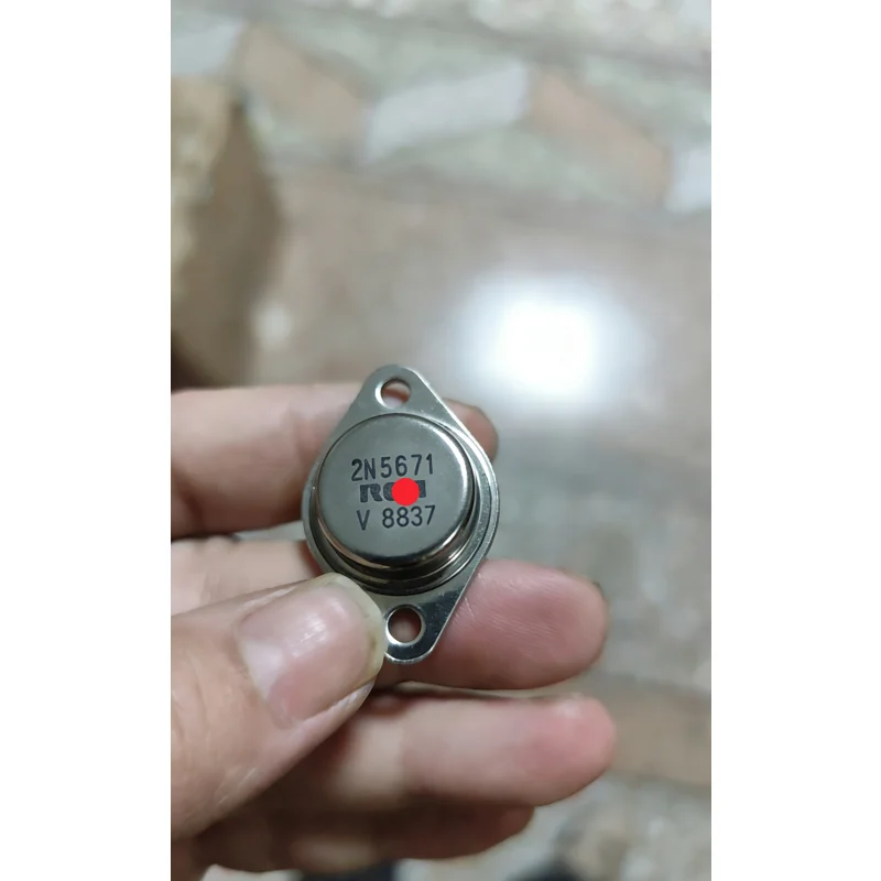 5Pcs Original Disassembled 2N5671 2N5672 2N5883 2N5884 2N5885 2N5886 High-Power Audio Amplifier Paired Triode Iron-Cap Gold-Tipped Transistors