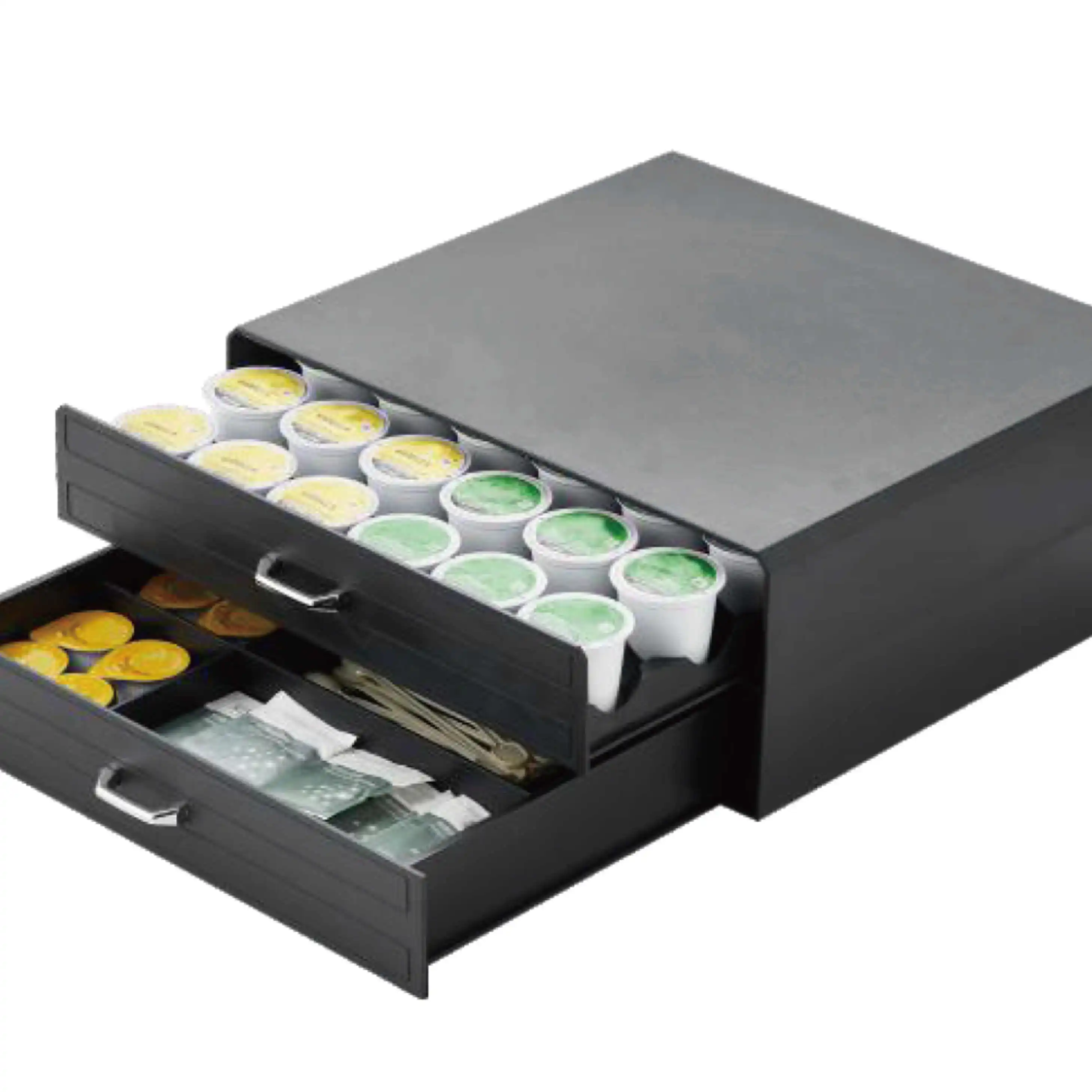 

2-этажный держатель для капсул для кофе для Nespresso OriginalLine, органайзер для хранения, вращающиеся на 360° кофейные капсулы, карусельные капсулы для кофе