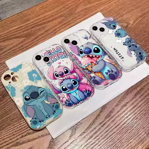 Cute Stitchs Phone Case For Oppo F31 A6 A5 A3x A3 A60 A79 A78 A98 A58 A38 A18 A57 A76 A17 A55 A94 Pro 4G 5G Soft TPU Back Cover