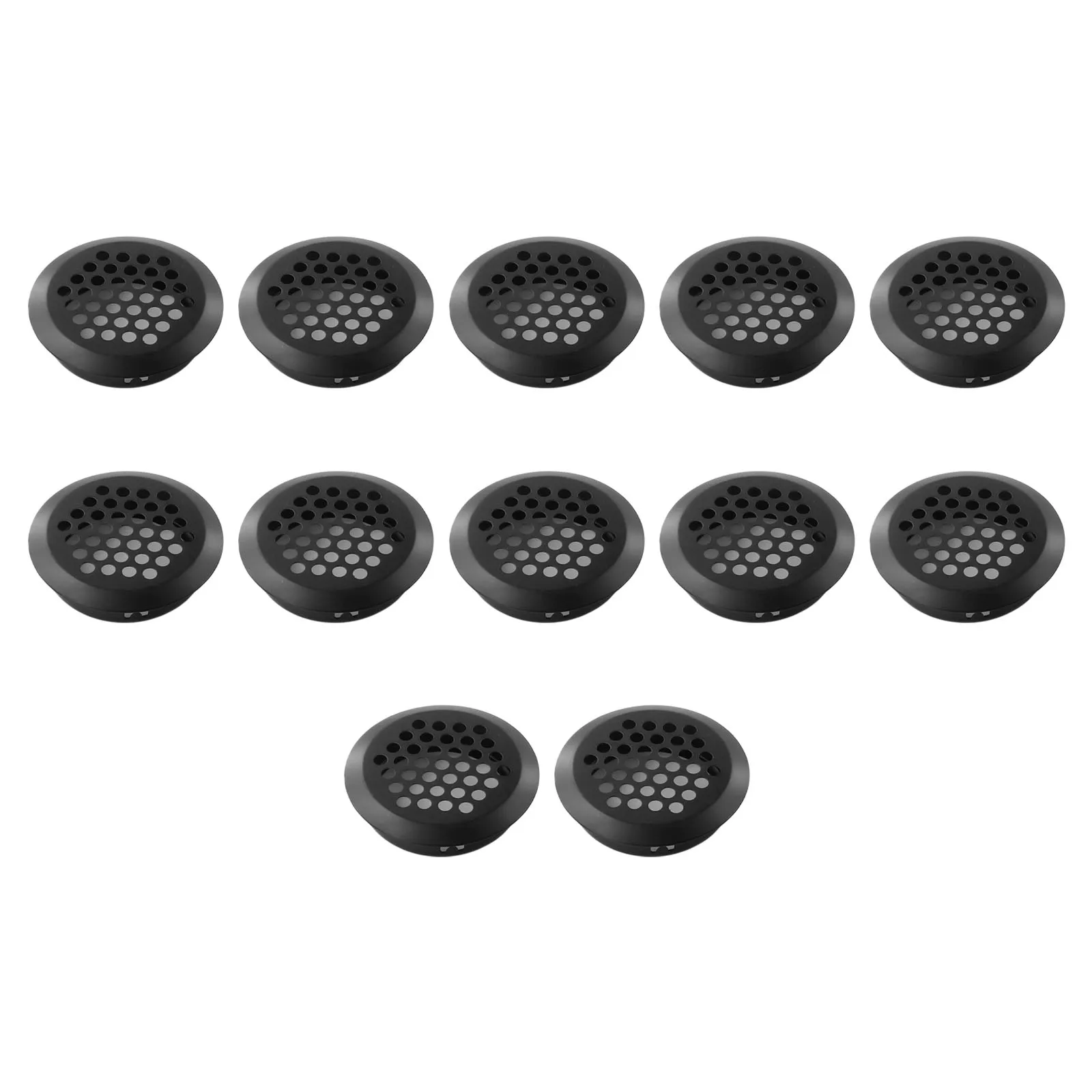 

12pcs Round Cabinet Air Duct Vent Dia.35mm Stainless Steel Round Ventilation Grilles Louver Mesh Hole Plug Ventilation Cover