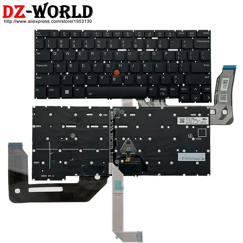 US UK English JPJapanese Backlit Keyboard For Lenovo Thinkpad X13 Yoga Gen4 G4 Laptop SN21J80889 SN21J80913 SN21J80915