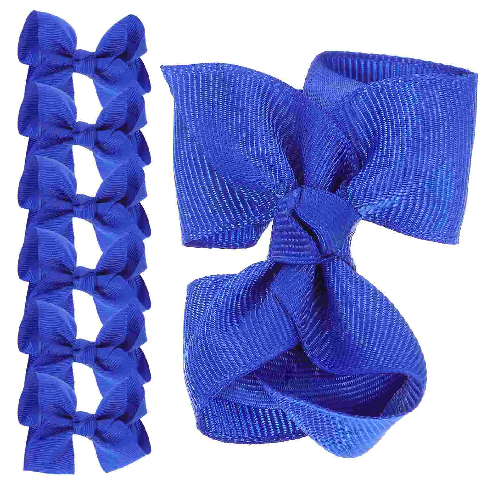 12 Pcs Clip Girl’s Navy Hair Clips Blue School Accessories Bows Women's Headbands Multicolor Toddler