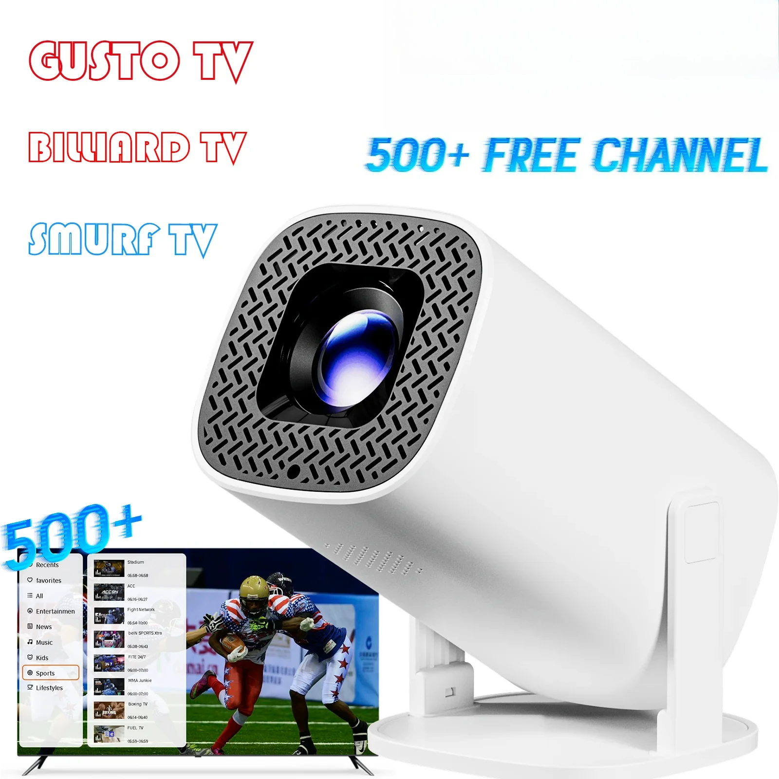 

Умный мини-проектор P30PLUS с ОС, более 500 бесплатных каналов, поддержка 4K 720P, WiFi6, портативный проектор для домашнего кинотеатра