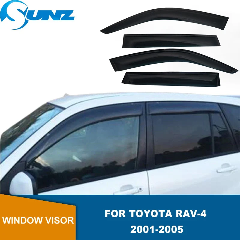 

Дефлекторы окон (ветровики) для Toyota RAV4 2001-2005: защита от дождя и ветра