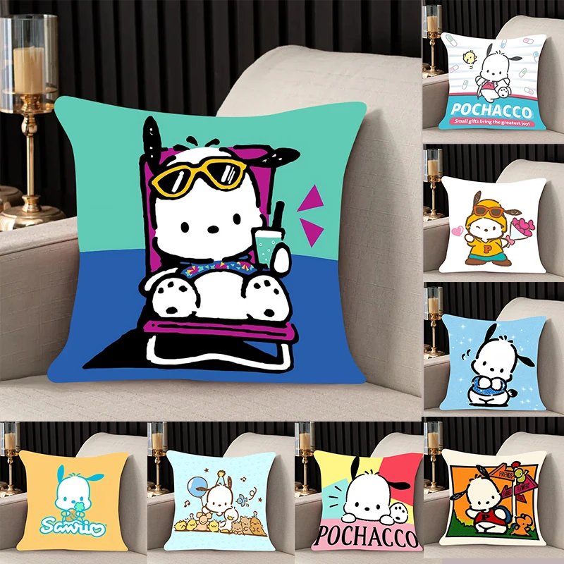 home decor Pillow Cover Pochacco iving room 40x40 car restaurant deck chair Dakimakura Throw Pillows Square Pillowcase Girl gift