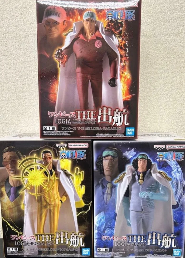 Bandai Offiziell lizenziertes One Piece THE Departure LOGIA Borsalino Sakazuki Kuzan Figuren Anime Modell Echtes verpacktes Spielzeug Geschenk
