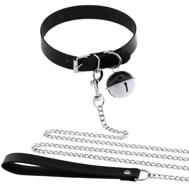 Fashion Punk Choker Necklace Leather Choker Necklace Punk Choker Collar Dropship