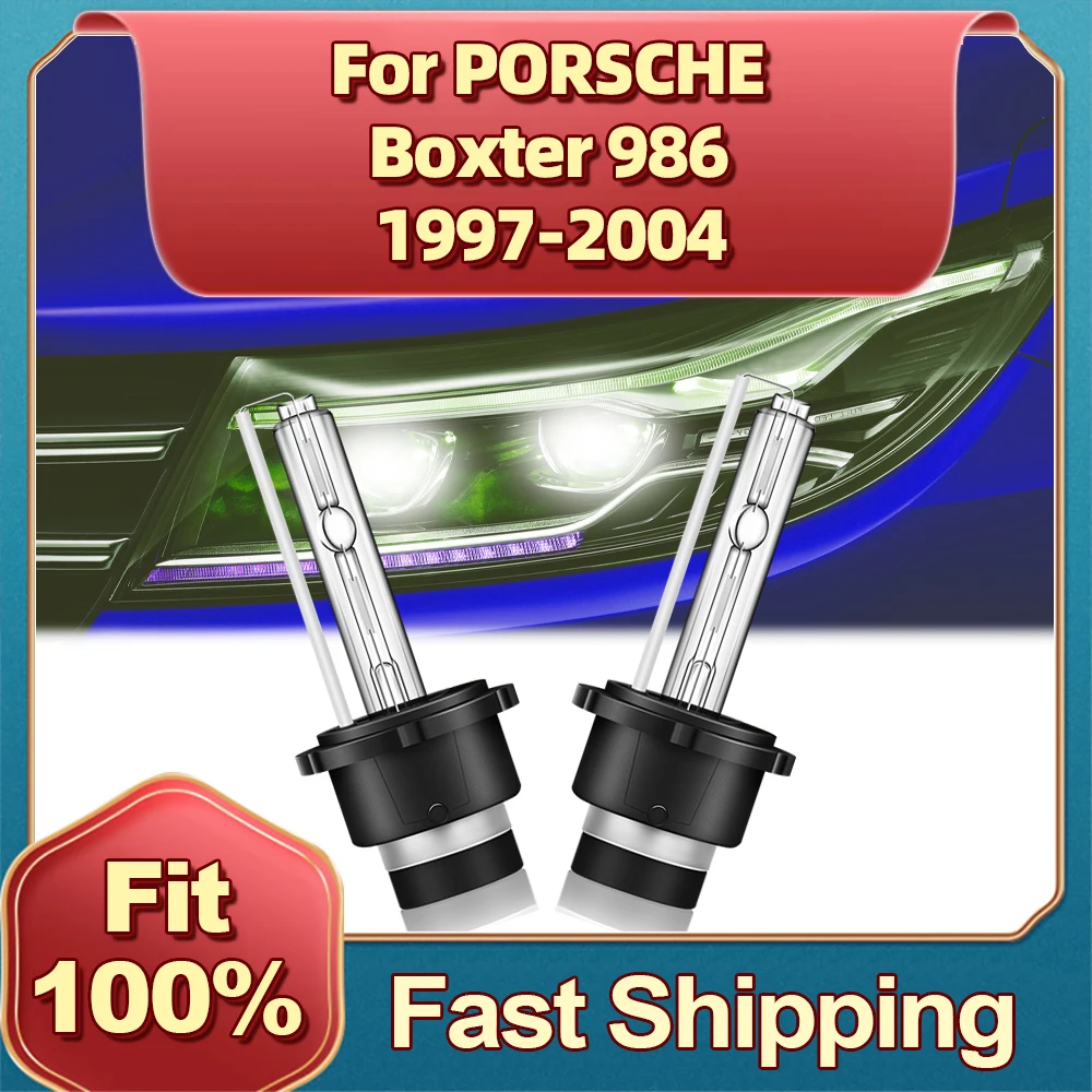 

2pcs D2S HID Xenon Headlights Replacement Lamp 6000K For PORSCHE Boxter 986 1997 1998 1999 2000 2001 2002 2003 2004