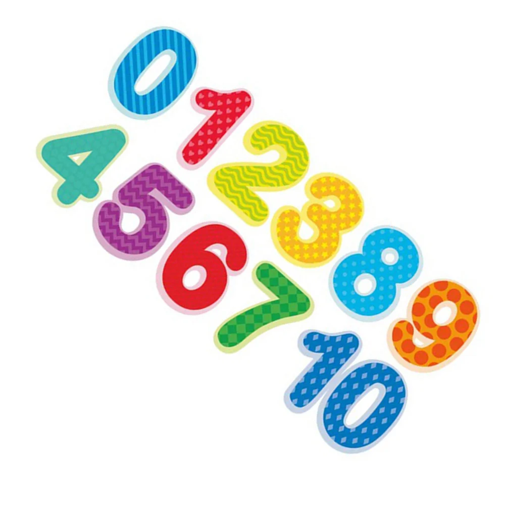 

Number Wall Sticker Bright Color For Living Room Decor Educational Decal Kindergarten Wall Sticker