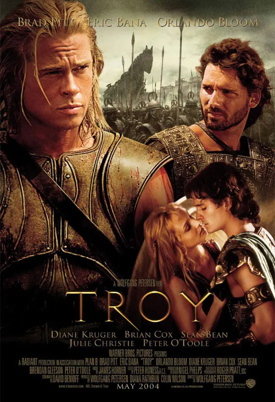 Brad Pitt Film Troy Posters Wall Art Rome Decoratie