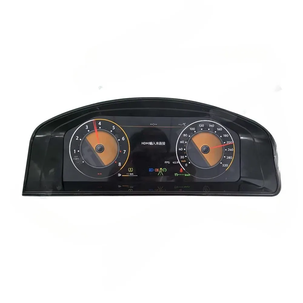Foforfor Latest Original Car Digital Cluster Instrument Speedometer Panel for  Multivan T5 LCD Dashboard Linux System