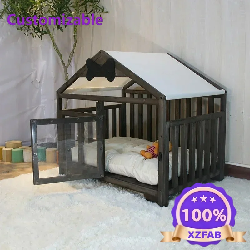 Factory Direct 2026 Creativity House Type Indoor Small Dog Four Seasons Universal Removable and Washable Cat Nest Kennel Pet Bed