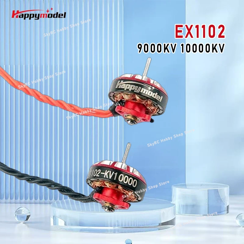 HappyModel EX1102 1102 9000KV 10000KV 2-3S Bürstenloser Motor für Mobula7 HD 75mm 85mm Tinywhoop FPV Modellteile