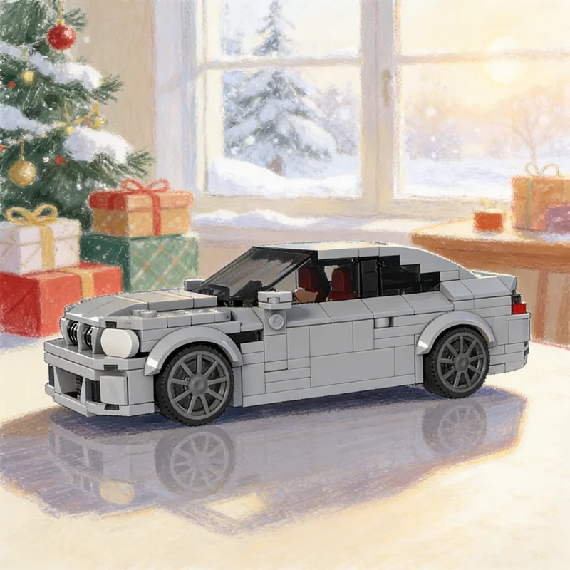 

433pcs MOC City Champions BMWedd Coupe Model Building Blocks Toy Construction DIY Creative Idea Education Christmas Gifts Brick