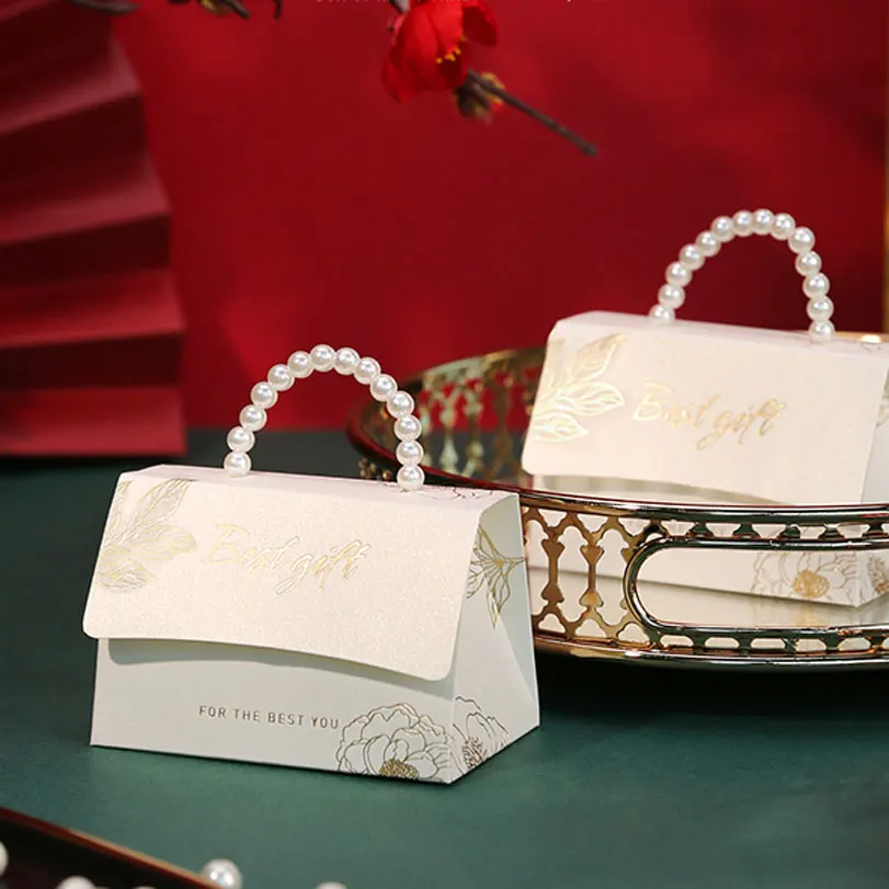 

Pearl Portable Candy Box Wedding Favours Chocolate Gift Bag Christmas Baby Shower Birthday Party Decoration Best Gift