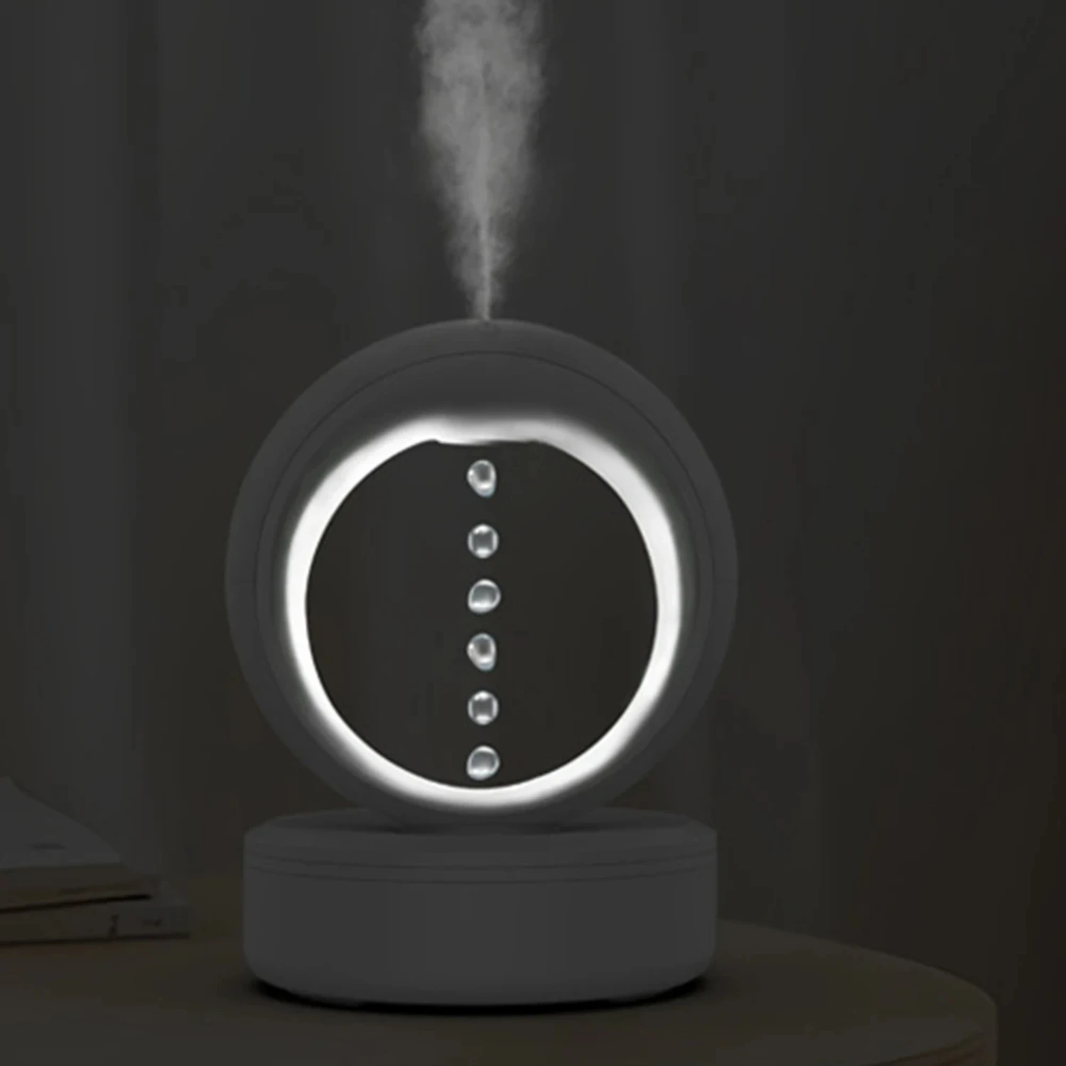 Air Humidifier 680ml Aromatherapy Diffuser Bedside Lamp Night Light Anti-Gravity  Humidifiers Air Purifier Humidifier