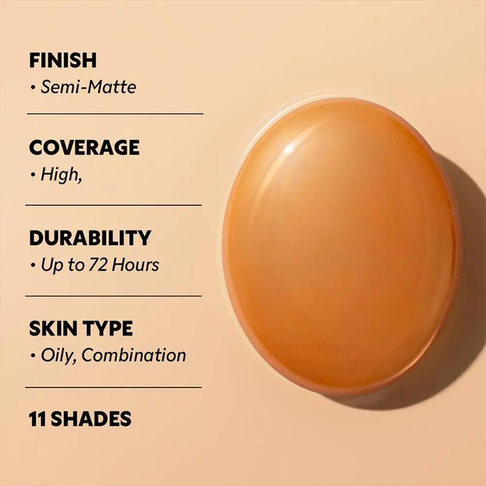 وسادة هوائية للتحكم في الزيت من BARVENA تنظم إخفاء الزهم ويخفى العيوب وتغطية عالية ولكن مظهر طبيعي للارتداء طوال اليوم #5