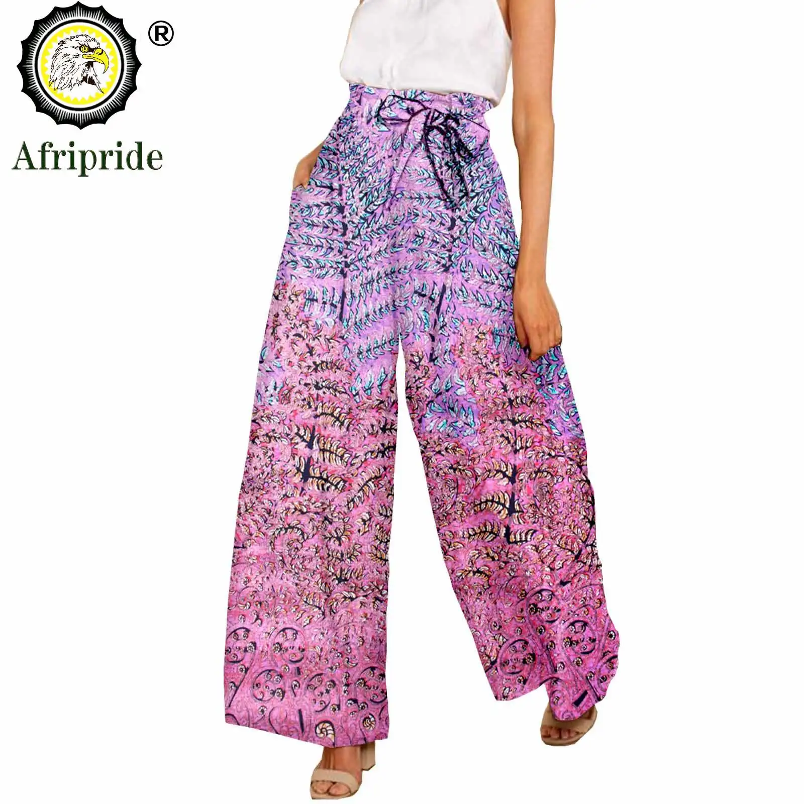 

High Quality Pants African Clothes for Women Full Length Trousers Print Dashiki Clothing for Women Dashiki Print Ankara S2121002
