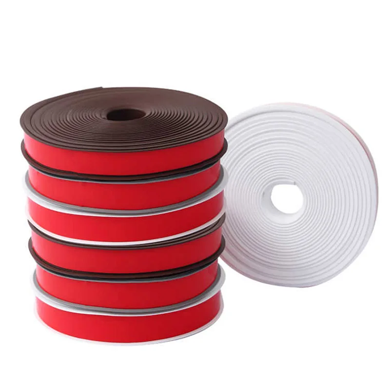 

5M U-shaped Edge Banding Self-Adhesive Edge Banding Tape TPE Rubber Wood Board Chair Table Protector Cover Furniture Decoration