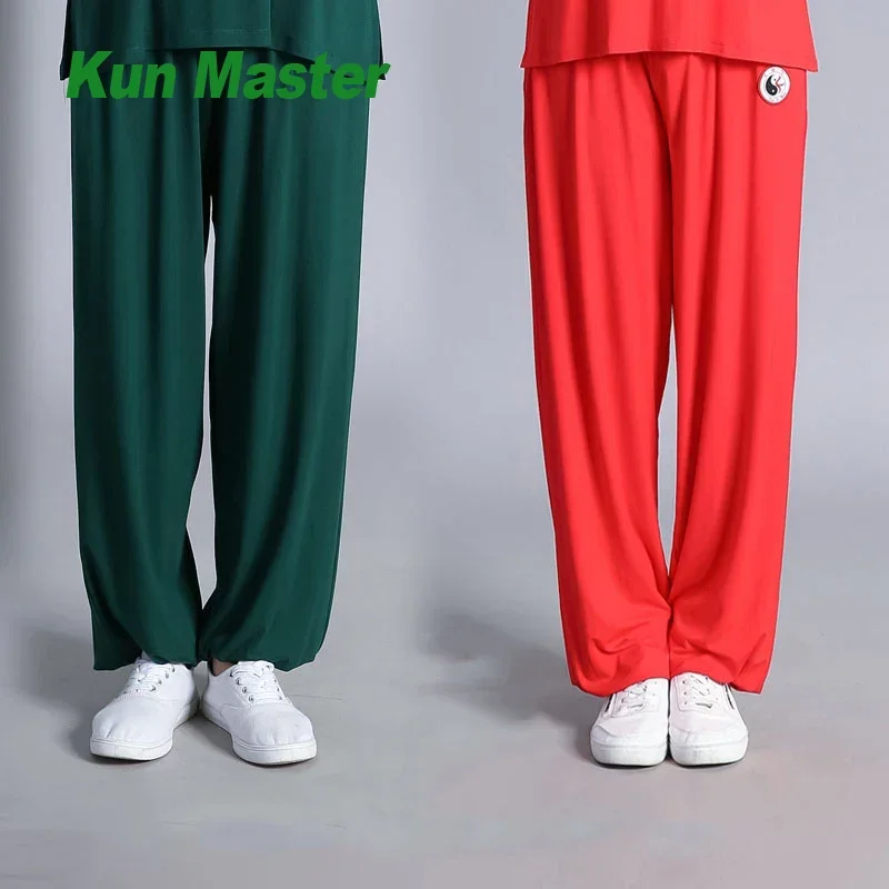 Bloomers Yoga Training Pants Tai Chi Pants Kung Fu Wushu Pants Wing Chun Wide Leg Light And Smooth New Elastic Waist 2024