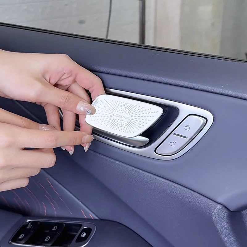 For MG 4 MG4 EV Urban 2026 Car Inner Door Bowl Stickers Stainless Steel Door Handle Decoration Trim Accessories