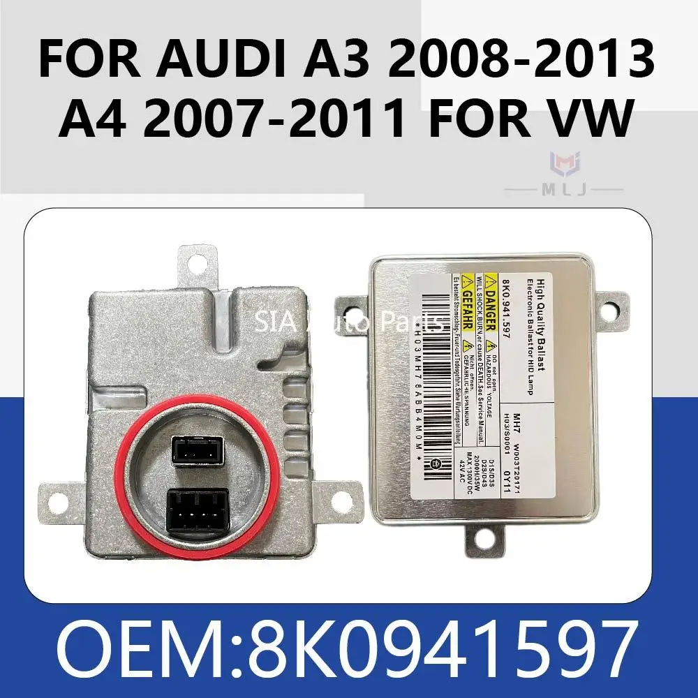 

OEM 8K0941597 For Audi A3 2008-2013 A4 2007-2011 For VW 8K0941597 Xenon HID Ballast Control Unit Module Headlight Lamp