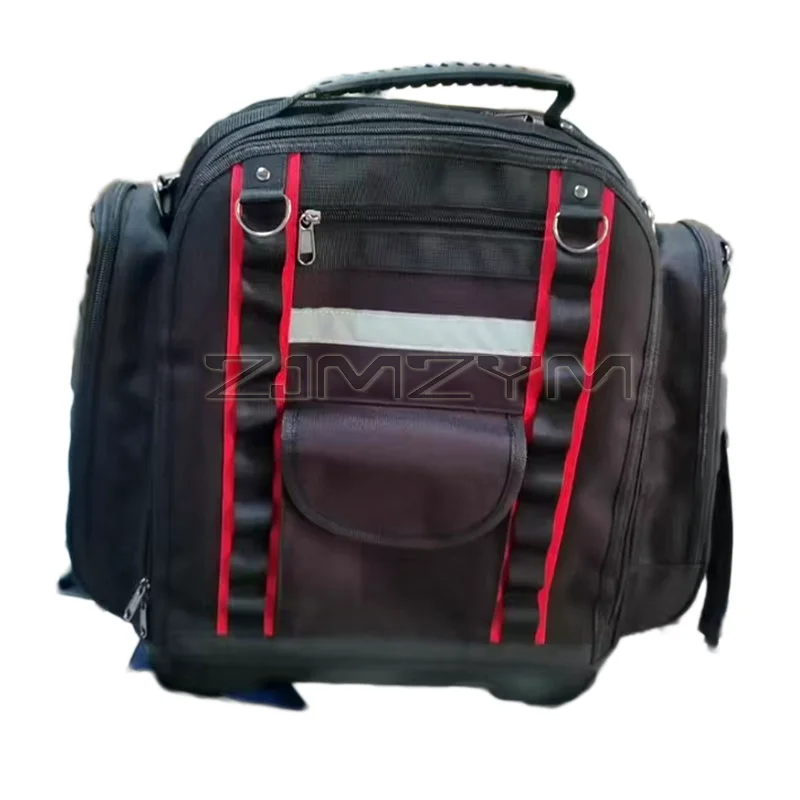 Kit de herramientas, bolsa de almacenamiento de herramientas portátil, bolsa de herramientas gruesa resistente al desgaste, kit de herramientas cruzado para electricistas y carpintería