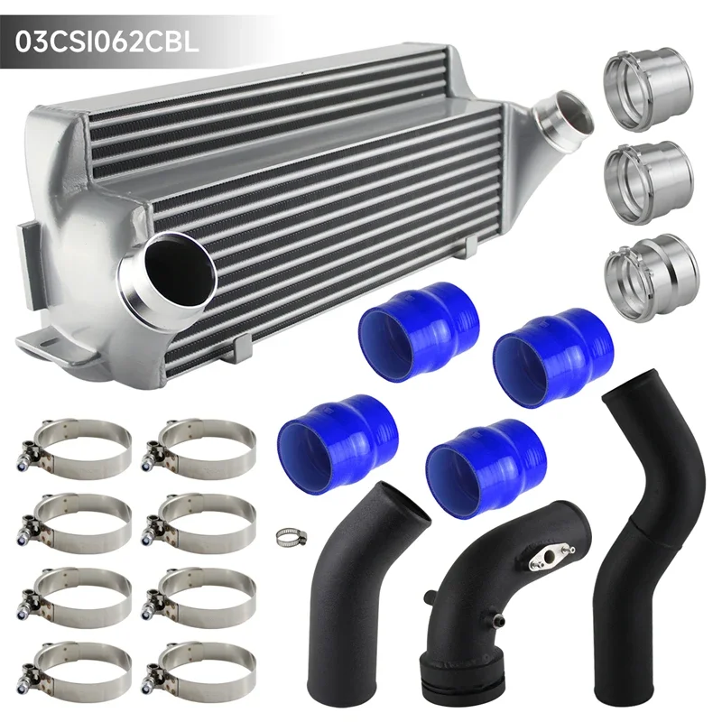 Bolt On FMIC Racing Front Mount Intercooler Competition+Charge Pipe Kit For BMW F20 F22 F30 F32 128i 228i 320i 328i 428i