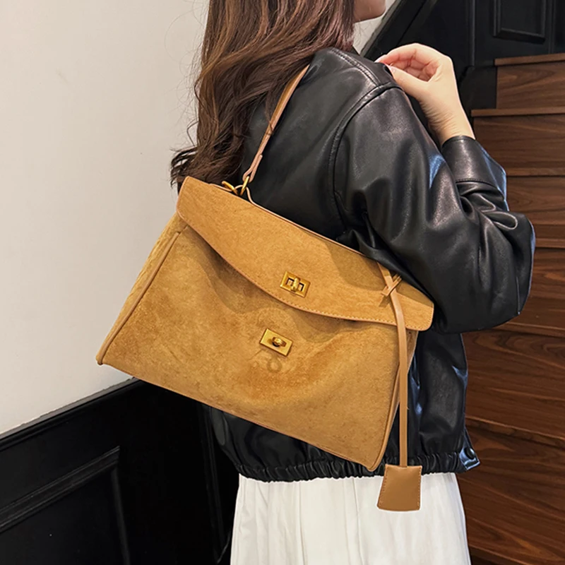 Retro Faux Suede Ha… - image