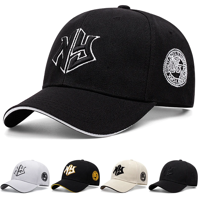 

2025 New NY Embroidered Men's Street Hip Hop Hat Skateboard Hat Women's Outdoor Sports Hat Sunshade Hat Adjustable Baseball Hat