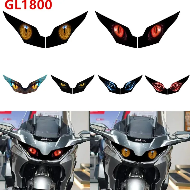 

Motorcycle Headlight Guard Sticker Waterproof Scratch-resistant Headlight Decal For HONDA GoldWing 1800 GL1800 Headlight sticker