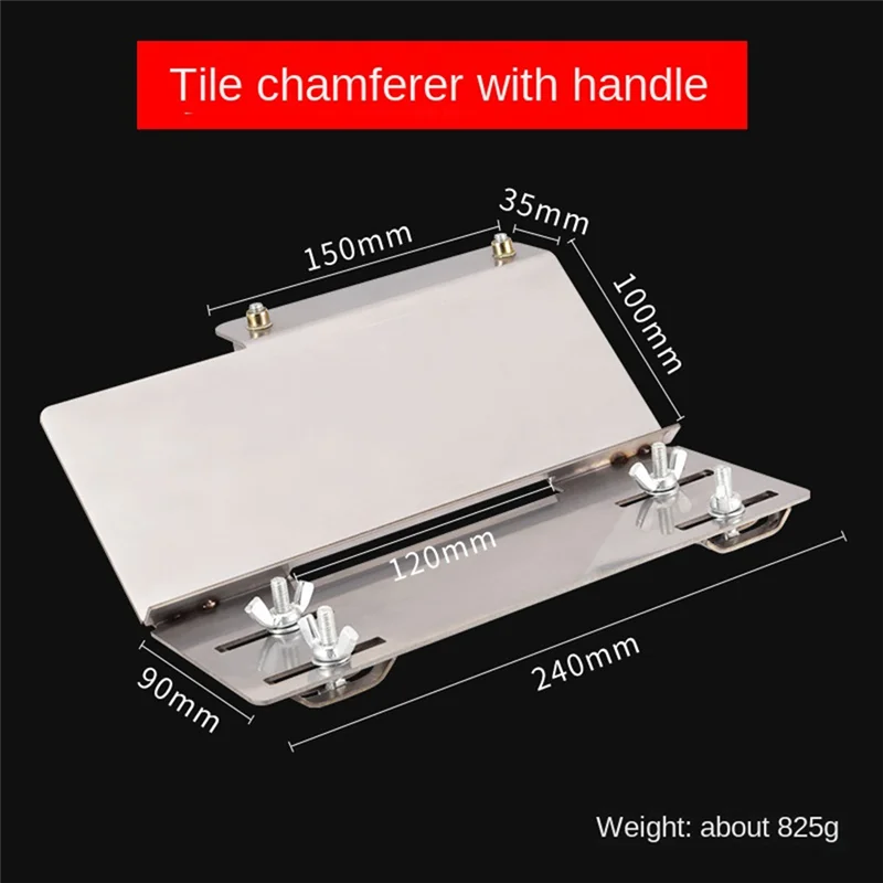 45 Degree Angle Cutting Tile Marble Chamfering Guide Locator Adjustable Manual Chamfering Cutter Multifunction-ABGL