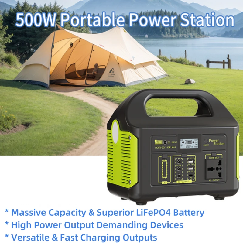 Estação de energia portátil 2400W 2016Wh, gerador externo de carga rápida de 1,5H com carr 2