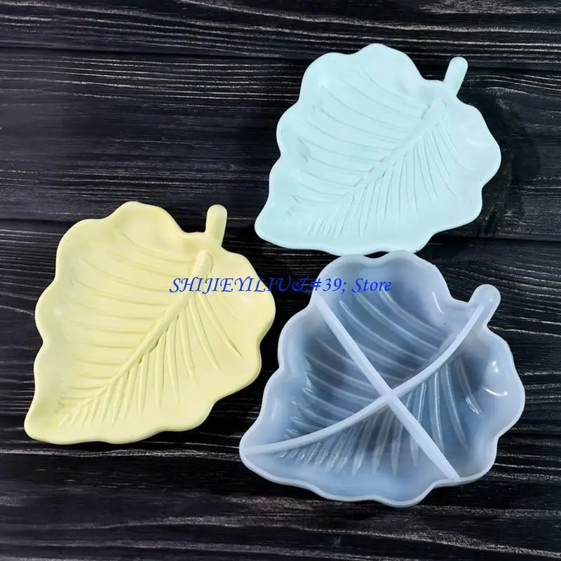 E21F Versatile Silicone Resin Tray Mold for Crafting Unique Shaped Plate Items