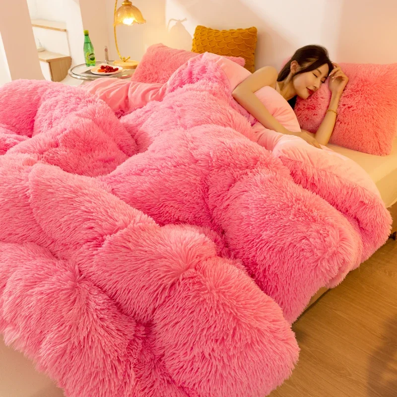 Extra Thick Flannel Lamb Fleece Warm Winter Quilt Extra Soft Double Side Fleece Quilted Blanket New Winter Super Warm Comforter