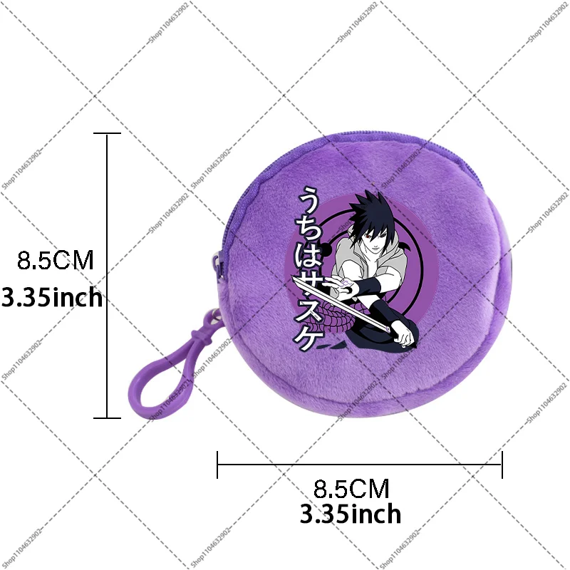 Naruto Mini Wallets Cartoon Anime Printed Wallet Sasuke Sakura Cute Purses Boys Girls Fashion Purse Portable Wallets Party Gifts