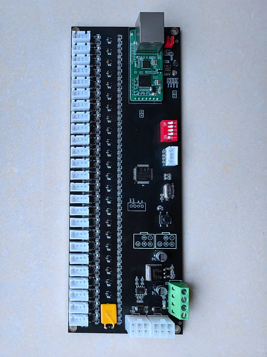24 Ethernet Lock Control Board Remote Unlocking RJ45 Unlock Multifunctional Lock Control Board