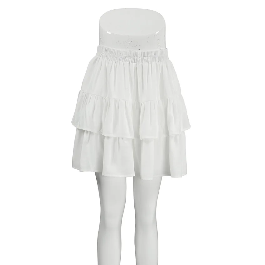 Design Sense: Double-layer High Waisted Pleated Cake Skirt, Temperament: 2025 Midi Skirt for Women
