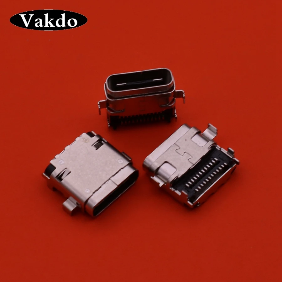 1-10PCS USB Type C Connector Jack Socket Repair Parts For HP SPECTRE X360 13-AP TPN-Q212 Laptop Power Dock Charging Port