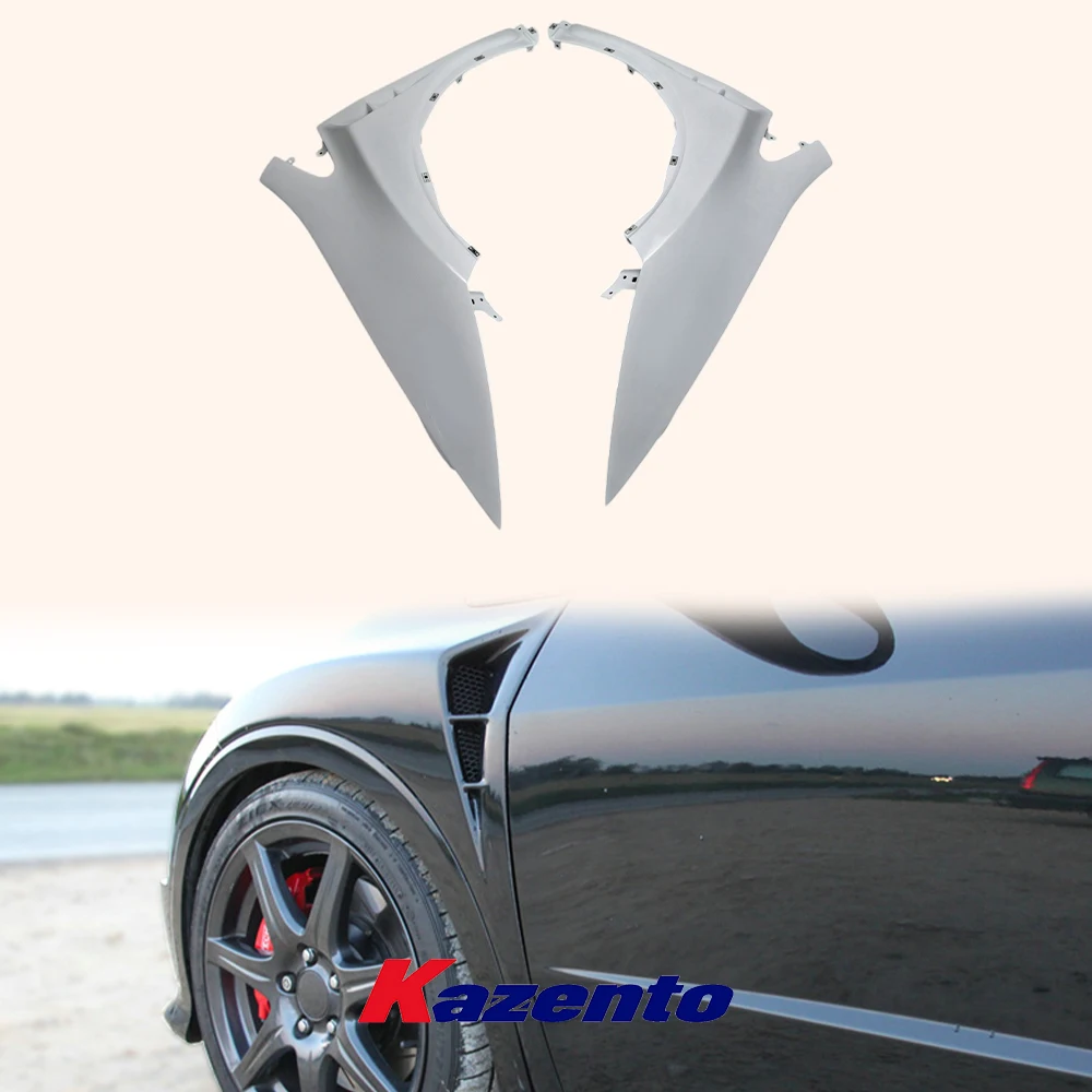 For Honda Honda Civic 2006-2011 Fn Fk Fn2 Type R Mug Style Vented Front Fenders Fiber Glass